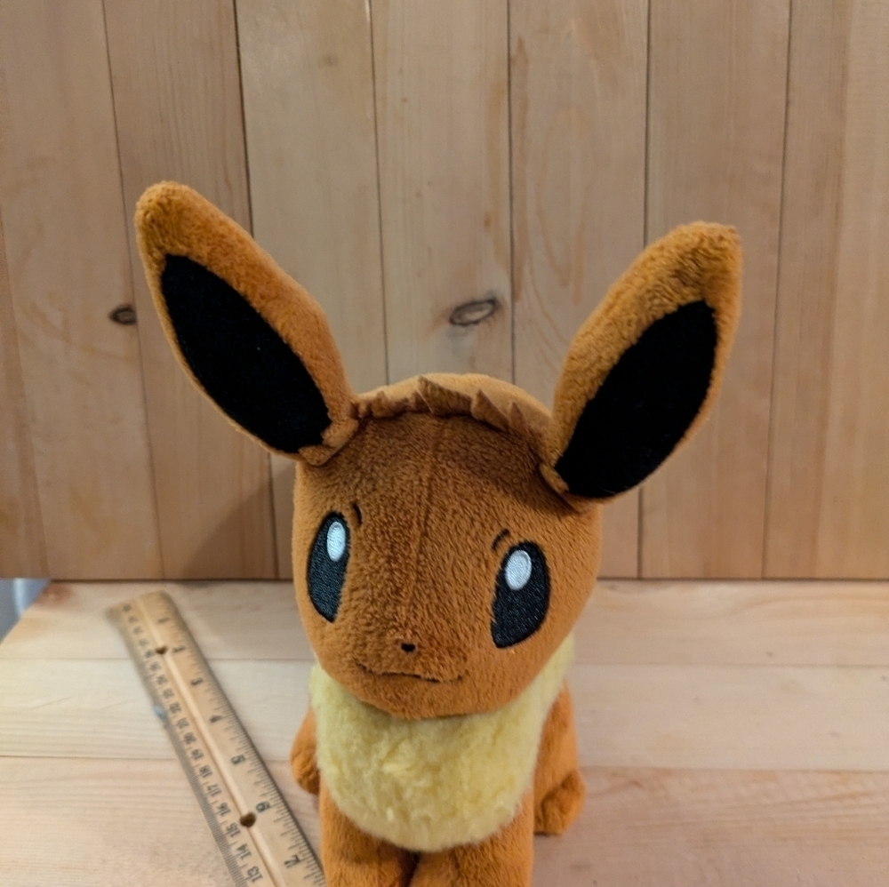 Pokemon Pocket Monsters Brown and Cream Plush Toy - Picture 3 of 6